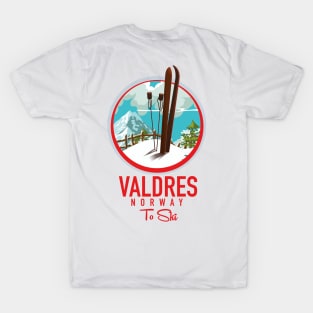 Valdres norway ski logo T-Shirt